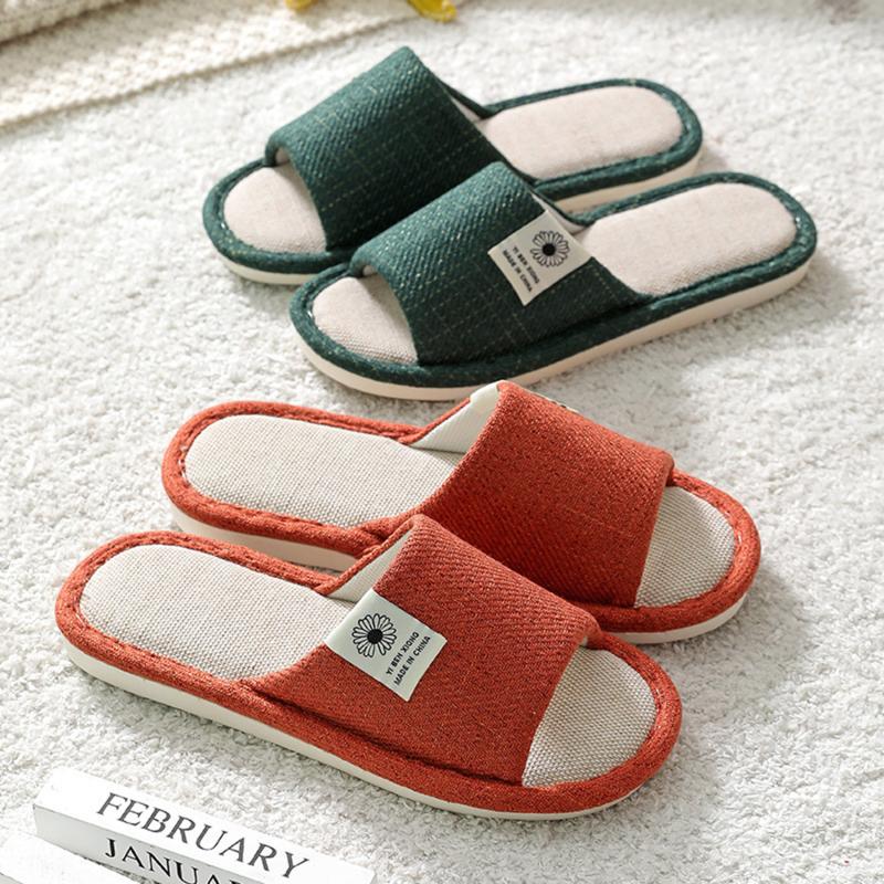 Slippers Soft Indoor Women Slipper Couple Plus Size Slides Ladies Breathable Linen Cotton Non Slip, Orange
Slippers Soft Indoor Women Slipper Couple Plus Size Slides Ladies Breathable Linen Cotton Non Slip, Orange