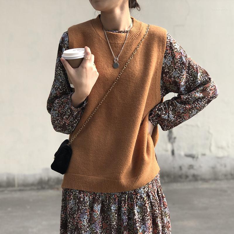 Women's Vests FairyNatural Spring Autumn Ladies Simple Sleeveless 2022 Casual Solid Color O-neck Female Loose Knitting Vest Luci22, Beige
Women's Vests FairyNatural Spring Autumn Ladies Simple Sleeveless 2022 Casual Solid Color O-neck Female Loose Knitting Vest Luci22, Beige