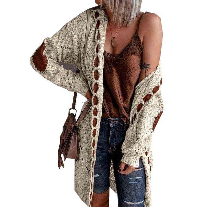 Sweater Women Vintage Elegant Long Cardigan Hooded Ladies Knitted Thick Sexy Cute Girl Korean Japan Harajuku Maxi Streetwear 211117