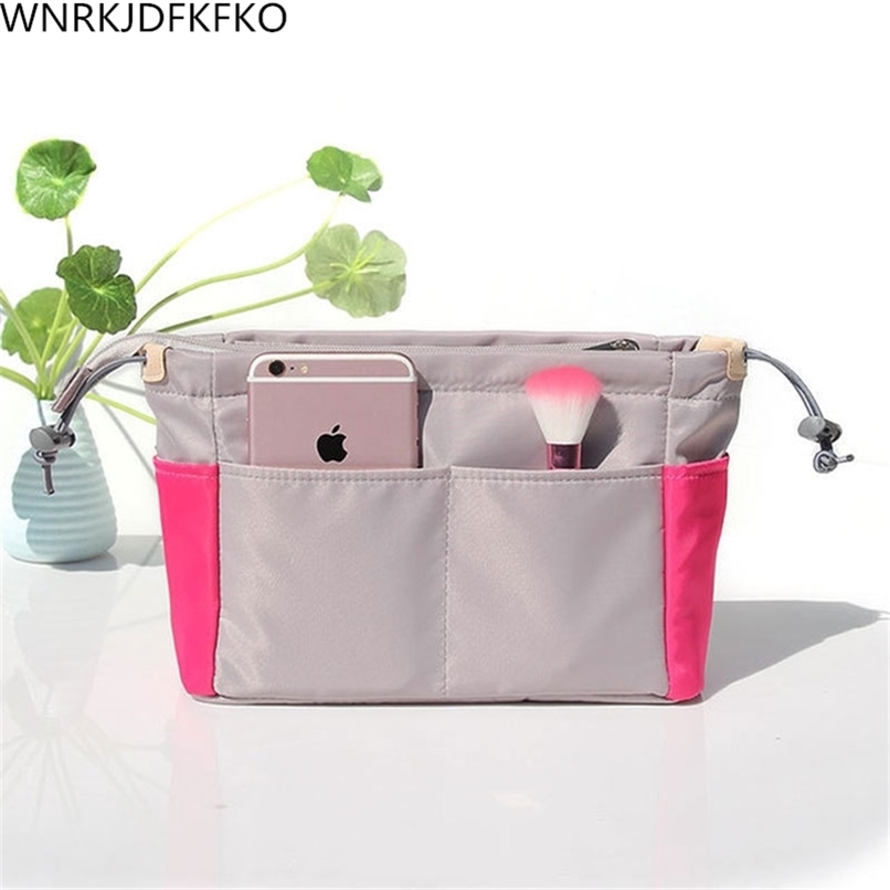 Organizer Insert Bag Women Nylon Travel Insert Organizer Handbag Liner Lady Makeup Cosmetic Bag Women Tote 220615
Organizer Insert Bag Women Nylon Travel Insert Organizer Handbag Liner Lady Makeup Cosmetic Bag Women Tote 220615