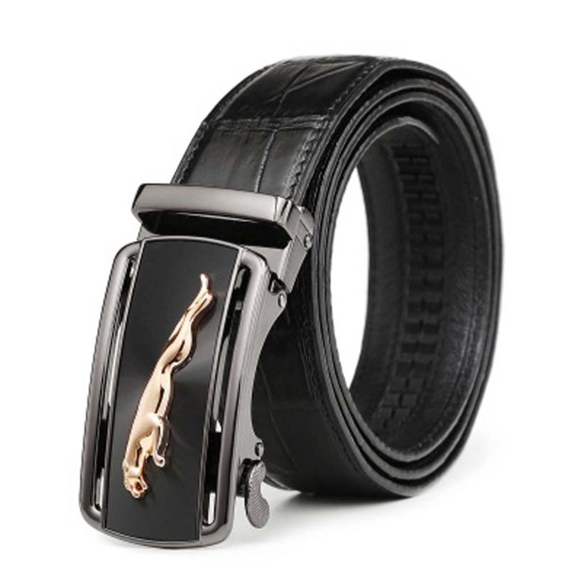 Belts Linshe Men Belt Male Genuine Crocodile Leather Automatic Buckle Business Middle-aged, Black
Belts Linshe Men Belt Male Genuine Crocodile Leather Automatic Buckle Business Middle-aged, Black
