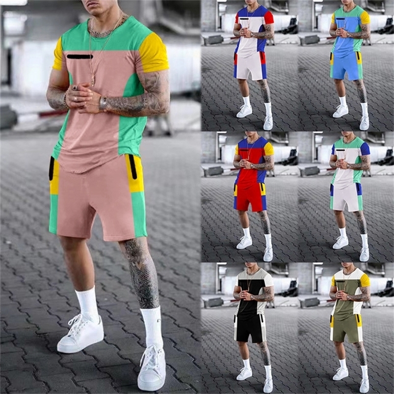 Men's Tracksuits Summer Trend Men's T-Shirt Short Sets Fashion Casual Man Clothing Tracksuit 2 Piece Suit Brand Sportswear Male Round Neck Blouse 220826, 16
Men's Tracksuits Summer Trend Men's T-Shirt Short Sets Fashion Casual Man Clothing Tracksuit 2 Piece Suit Brand Sportswear Male Round Neck Blouse 220826, 16