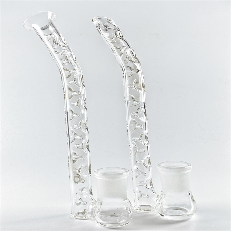 16mm diameter tube 18.8mm female connector glass hookah nozzle arc adapter with concave hole J hook dimple water gun pipe OGB style
16mm diameter tube 18.8mm female connector glass hookah nozzle arc adapter with concave hole J hook dimple water gun pipe OGB style