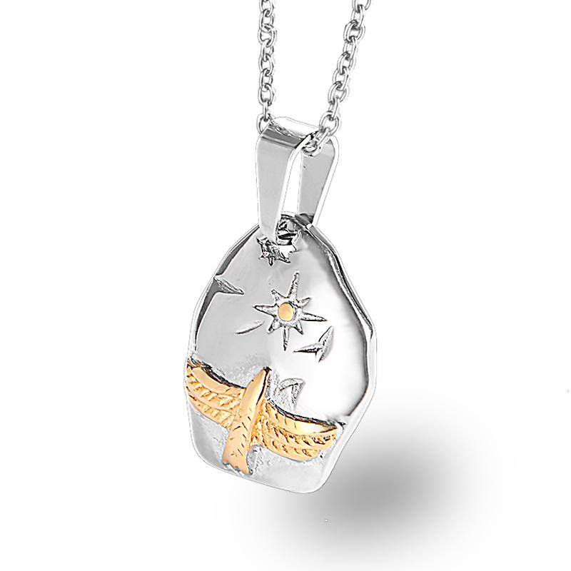 Pendant Necklaces RIR Stainless Steel Sliver Vintage Ethnic Style Jewelry Man & Woman Stone Eagle Small Drop Necklace
Pendant Necklaces RIR Stainless Steel Sliver Vintage Ethnic Style Jewelry Man & Woman Stone Eagle Small Drop Necklace