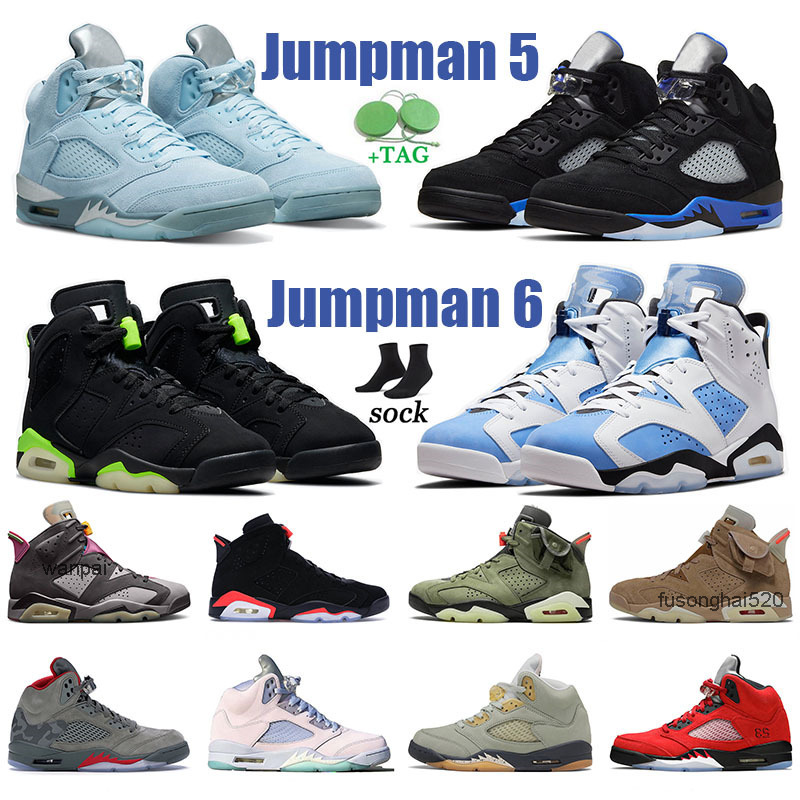 

Big Size US 13 Jumpman 5 6 UNC Women Men Trainers Basketball Shoes Bordeaux 6s British Khaki Jade Horizon Sports Sneakers Ea jorda jordens shoe, B1