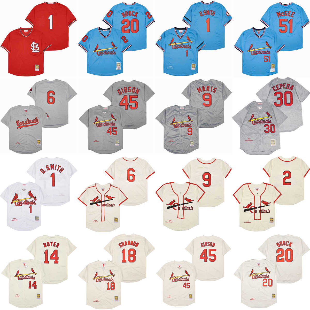 1944 1956 1963 1979 Throwback Baseball 1 Ozzie Smith Jersey 6 Stan Musial 9 Roger Maris 45 Bob Gibson 30 Orlando Cepeda 20 Lou Brock 51 Willie McGee 14 Ken Boyer Vintage, 1979 retro
1944 1956 1963 1979 Throwback Baseball 1 Ozzie Smith Jersey 6 Stan Musial 9 Roger Maris 45 Bob Gibson 30 Orlando Cepeda 20 Lou Brock 51 Willie McGee 14 Ken Boyer Vintage, 1979 retro
