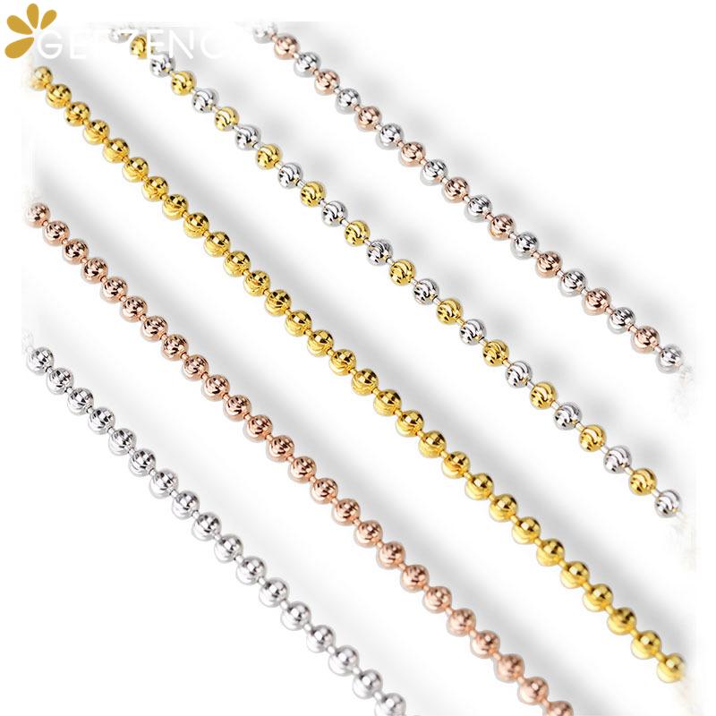 Chains GEEZENCA 925 Sterling Silver Laser Cut Pumpkin Beads Chain Choker Necklace For Women Chic Glittering Necklaces High Quality Gift
Chains GEEZENCA 925 Sterling Silver Laser Cut Pumpkin Beads Chain Choker Necklace For Women Chic Glittering Necklaces High Quality Gift