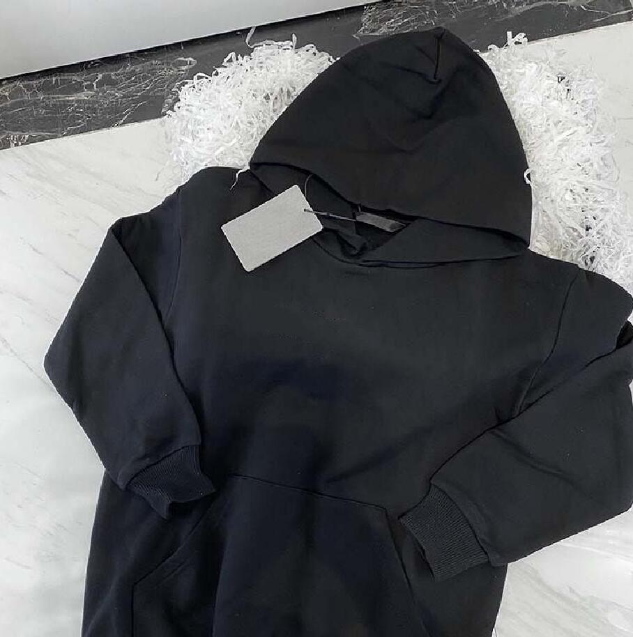 Kids Sweatshirts Boys Girls Hoodies Loose Letters Wave Printed Streetwear Hiphop Pullover Tops Children Casual Sweatshirts Baby Clothing Black Gray