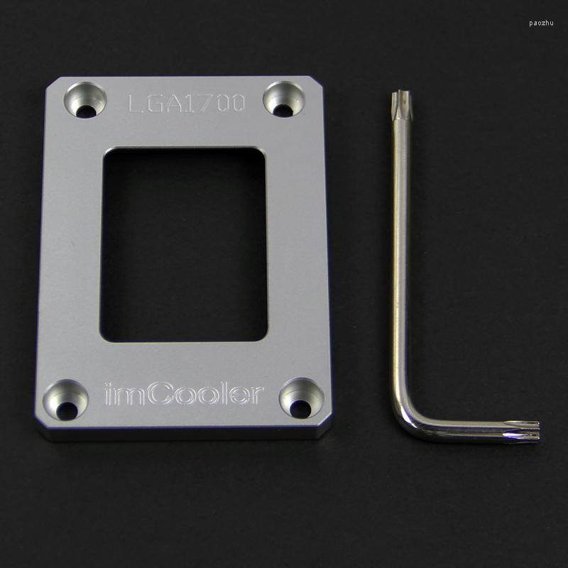 Fans & Coolings Intel 12 CPU Buckle Protector LGA1700 BCF Bending Corrector Frame Bracket Aluminum Alloy Silver CoolerFans
Fans & Coolings Intel 12 CPU Buckle Protector LGA1700 BCF Bending Corrector Frame Bracket Aluminum Alloy Silver CoolerFans