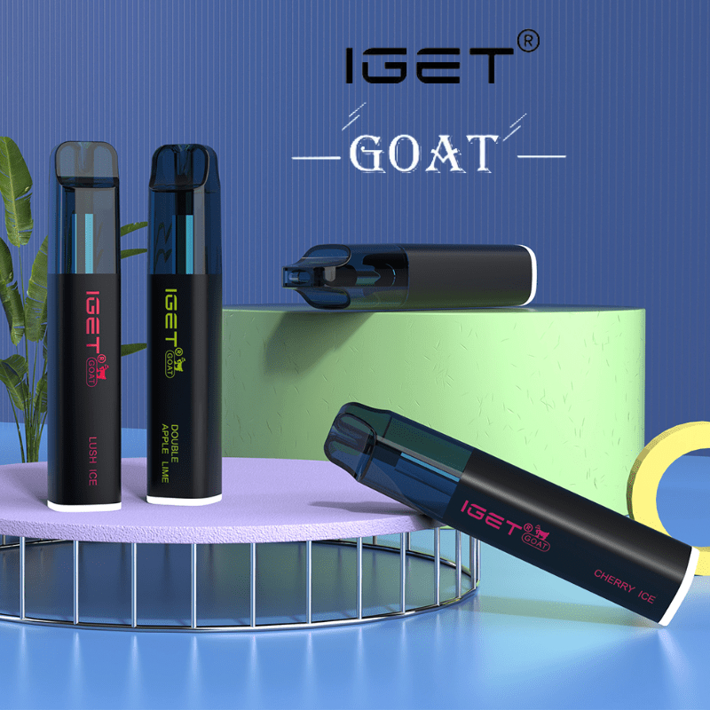 Original IGET GOAT 5000 Puffs Disposable Vape Electronic Cigarettes Pod Device Kit 13ml Prefilled Cartridge 1800 mAh Battery Authentic wholesale
Original IGET GOAT 5000 Puffs Disposable Vape Electronic Cigarettes Pod Device Kit 13ml Prefilled Cartridge 1800 mAh Battery Authentic wholesale