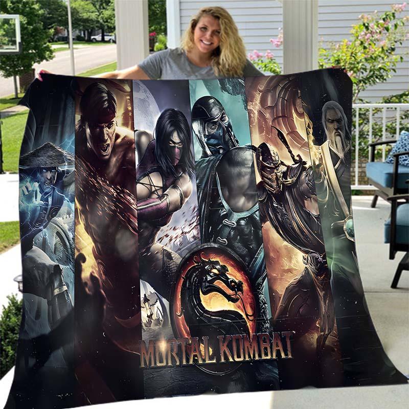 Blankets Blood Fighting Game Blanket Mortal Kombat 3D Printed Action Flannel Throw Home Soft Warm BedspreadsBlankets
Blankets Blood Fighting Game Blanket Mortal Kombat 3D Printed Action Flannel Throw Home Soft Warm BedspreadsBlankets