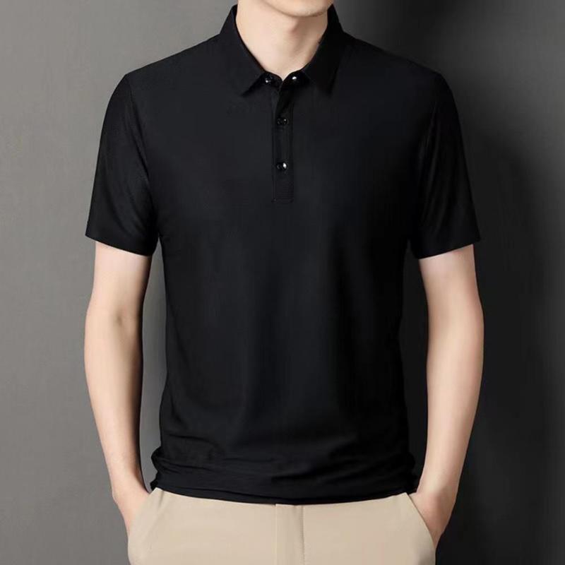 Men's Polos Quick Dry Trendy Casual Turn-down Collar Summer Tops Plus Size Men T-shirt Wear-resistant For Daily WearMen's, Black
Men's Polos Quick Dry Trendy Casual Turn-down Collar Summer Tops Plus Size Men T-shirt Wear-resistant For Daily WearMen's, Black