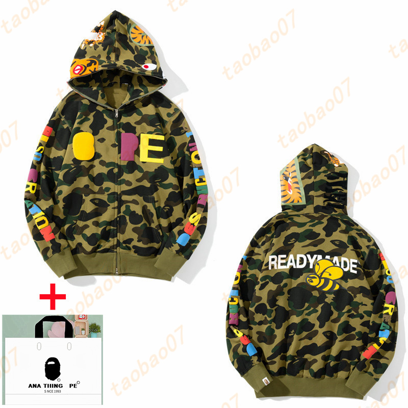 ape hoodie mens hoodies designer men hoodie clothes shark hoodys luminous sweaters Reflective oversize Fleeces camouflage sweatshirts cardigan zipper B06, 1pcs buttons
ape hoodie mens hoodies designer men hoodie clothes shark hoodys luminous sweaters Reflective oversize Fleeces camouflage sweatshirts cardigan zipper B06, 1pcs buttons