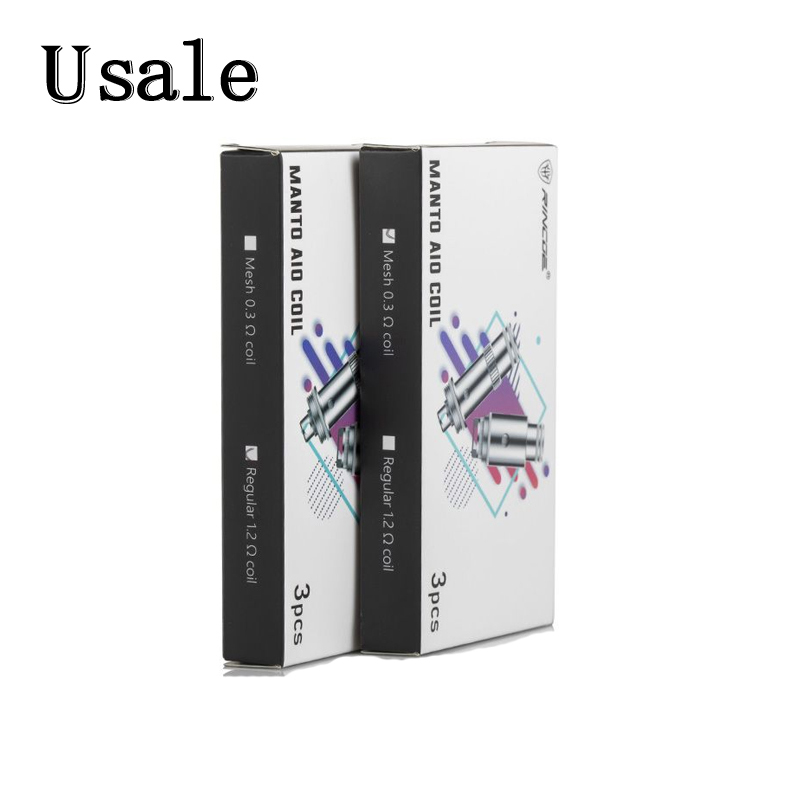 Rincoe Manto Aio Mesh Coil 0.15ohm 0.3ohm Meshed Coils For Jellybox 228W Kit 100% Original
Rincoe Manto Aio Mesh Coil 0.15ohm 0.3ohm Meshed Coils For Jellybox 228W Kit 100% Original