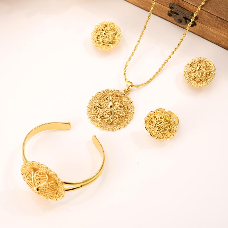 Earrings & Necklace Bangrui Traditional Ethiopian Wedding Jewelry Sets Joias Ouro Gold Filled African Bridal Women Party GiftsEarrings, As pic
Earrings & Necklace Bangrui Traditional Ethiopian Wedding Jewelry Sets Joias Ouro Gold Filled African Bridal Women Party GiftsEarrings, As pic