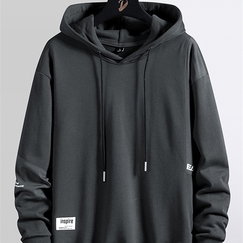 Brand Black Grey Basic Hoodie Men Streetwear Letter Hip Hop Pullover Sweatshirts Male Overiszed Cotton Hoodies Big Size 220406
Brand Black Grey Basic Hoodie Men Streetwear Letter Hip Hop Pullover Sweatshirts Male Overiszed Cotton Hoodies Big Size 220406