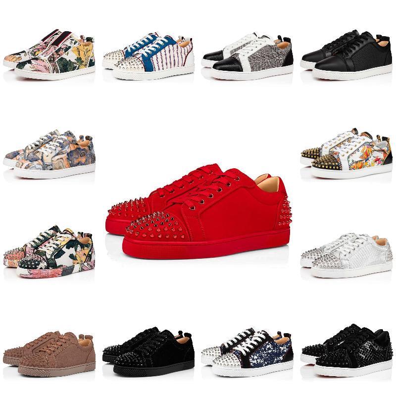 Woman Men Designer Low Red Bottoms Studded Spikes Shoes Top Quality Rivets Leather Suede Luxurys Loafers Platform Vintage Boot Sneakers Trainers 36-47 T2, 35
Woman Men Designer Low Red Bottoms Studded Spikes Shoes Top Quality Rivets Leather Suede Luxurys Loafers Platform Vintage Boot Sneakers Trainers 36-47 T2, 35