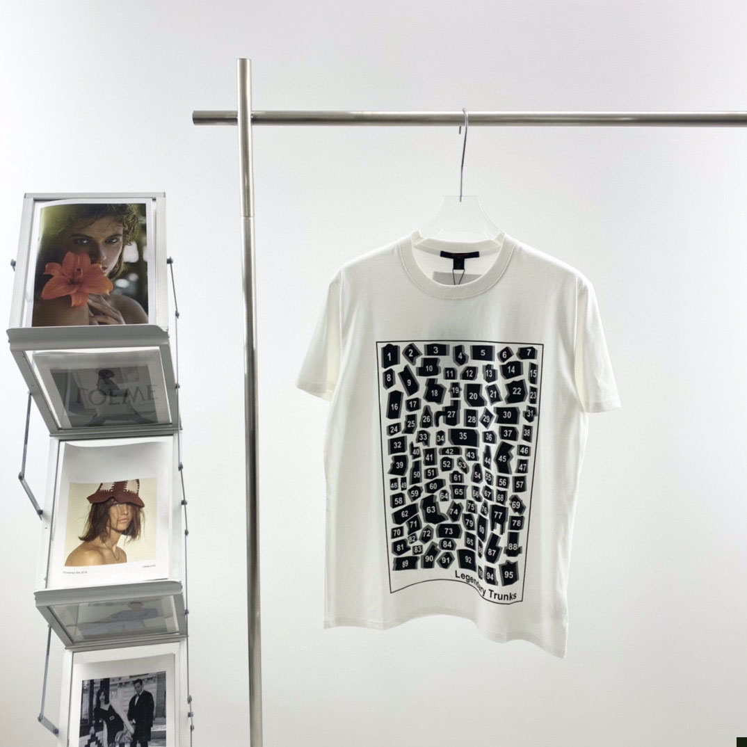 22ss Designer Tide T Shirts Chest Letter Sweatshirts Laminated Print Short Sleeve High Street Loose Oversize Casual T-shirt 100% Pure Cotton Tops for Men and Women 3032, White
22ss Designer Tide T Shirts Chest Letter Sweatshirts Laminated Print Short Sleeve High Street Loose Oversize Casual T-shirt 100% Pure Cotton Tops for Men and Women 3032, White