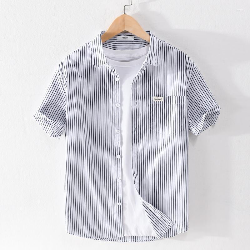 Summer Arrival Short-sleeved Brand Shirt Men Stripe Casual Shirts For Tops Mens Clothing Chemise Camisa Men's, Light blue stripe
Summer Arrival Short-sleeved Brand Shirt Men Stripe Casual Shirts For Tops Mens Clothing Chemise Camisa Men's, Light blue stripe
