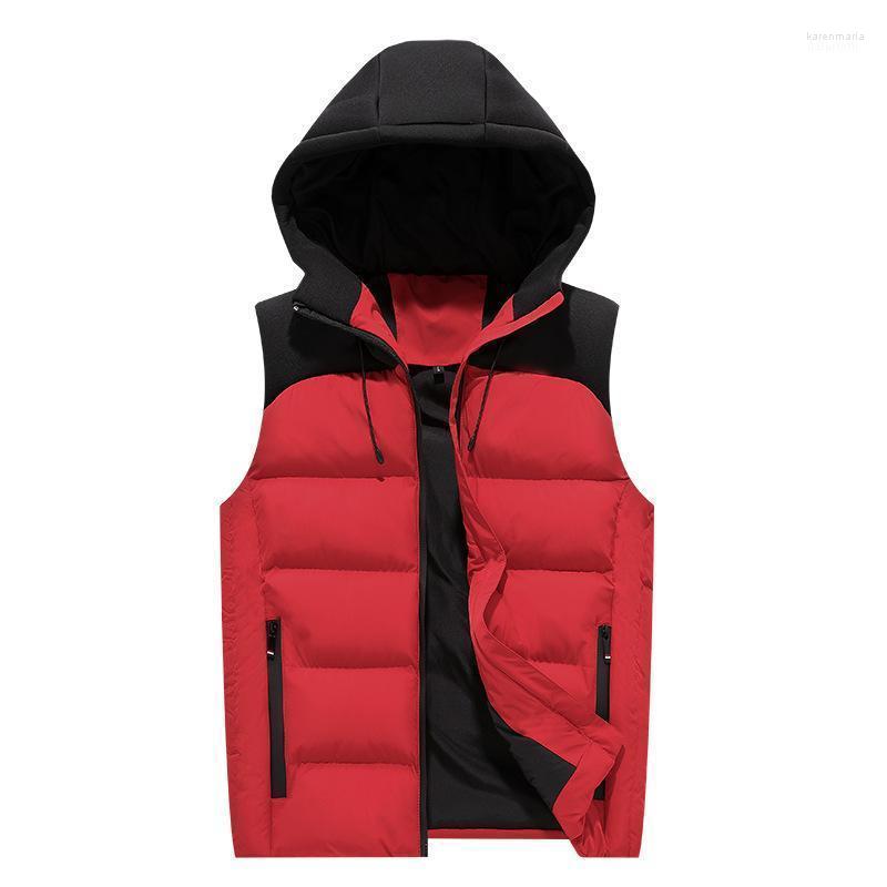 Men's Down & Parkas Waistcoat Cotton-padded Jacket Large Size Warm Vest Hooded Padded Kare22, Black
Men's Down & Parkas Waistcoat Cotton-padded Jacket Large Size Warm Vest Hooded Padded Kare22, Black