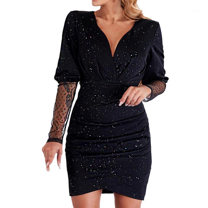 Casual Dresses Patchwork Mesh Lace Long Sleeve Evening For Women Streetwear Elegant Formal Mini Dress Nightclub Sukienka Vestidos Robes, As pic
Casual Dresses Patchwork Mesh Lace Long Sleeve Evening For Women Streetwear Elegant Formal Mini Dress Nightclub Sukienka Vestidos Robes, As pic