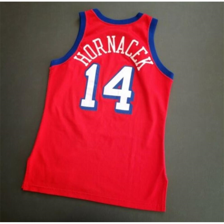Chen37 rare Basketball Jersey Men Youth women Vintage 14 Jeff Hornacek Champion 92 93 COLLEGE Size S-5XL custom any name or number