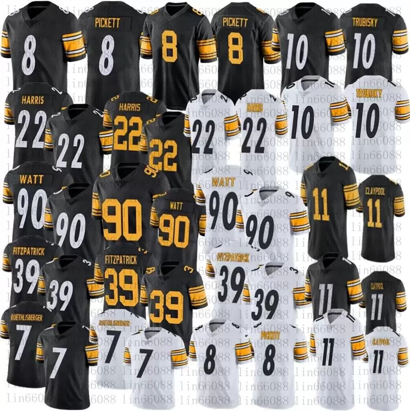 8 Kenny Pickett Men football 22 Najee Harris 10 Mitchell Trubisky 90 T.J. TJ Watt Minkah Fitzpatrick Chase Claypool Roethlisberger Jersey, Men gold+patch
8 Kenny Pickett Men football 22 Najee Harris 10 Mitchell Trubisky 90 T.J. TJ Watt Minkah Fitzpatrick Chase Claypool Roethlisberger Jersey, Men gold+patch