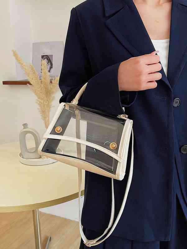 Bag Brand Designer Fashion Dinner Luxury Shoulder Handbag Contrast Binding Flap Square Superior Quality Genuine Shopping Wallet, Clear
Bag Brand Designer Fashion Dinner Luxury Shoulder Handbag Contrast Binding Flap Square Superior Quality Genuine Shopping Wallet, Clear