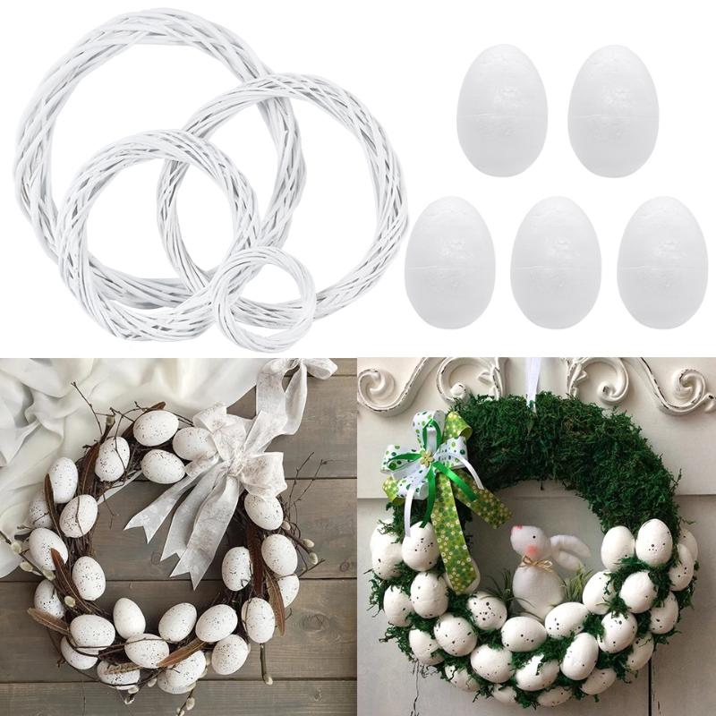 Party Decoration DIY Easter Wreath Decorations White Artificial Natural Rattan For Eggs Decor Home Garden
Party Decoration DIY Easter Wreath Decorations White Artificial Natural Rattan For Eggs Decor Home Garden