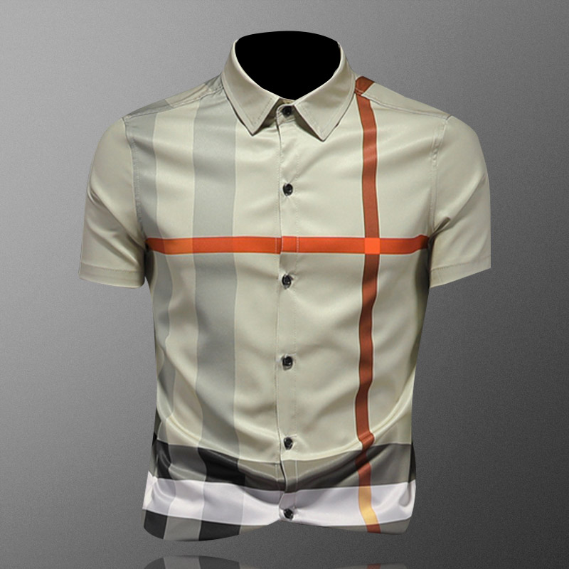 European and American men's wear summer 2022 new Short sleeve lapel single breasted plaid print Fashion shirt, Blue
European and American men's wear summer 2022 new Short sleeve lapel single breasted plaid print Fashion shirt, Blue