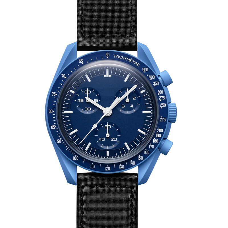 Bioceramic Mens Full Function Watches Mission To Mercury 42mm Nylon Earth Moon Space Watch Chronograph Quartz Clock Wristwatches, 12
Bioceramic Mens Full Function Watches Mission To Mercury 42mm Nylon Earth Moon Space Watch Chronograph Quartz Clock Wristwatches, 12