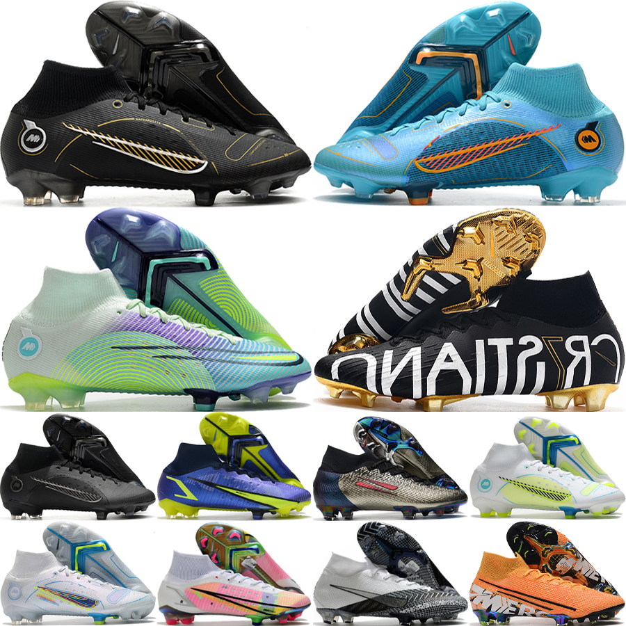 Mercurial Superfly 8 7 Elite FG Men Soccer Shoes VIII Dream Speed 5 CR7 Chlorine Blue Laser Orange Marina Academy Black Metallic Gold Outdoor Football Cleats Size 39-45, Bubble wrap packaging
Mercurial Superfly 8 7 Elite FG Men Soccer Shoes VIII Dream Speed 5 CR7 Chlorine Blue Laser Orange Marina Academy Black Metallic Gold Outdoor Football Cleats Size 39-45, Bubble wrap packaging