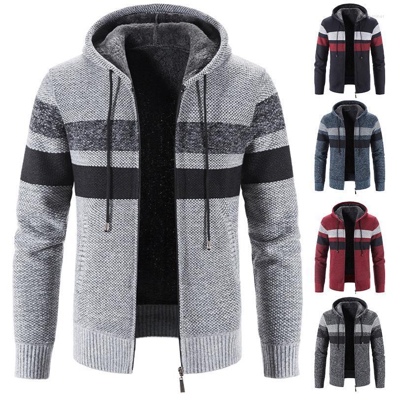 Men's Sweaters Men's Autumn And Winter Hooded Plush Thickened Sweater Cardigan Contrast Large JacketMen's Olga22, Blue
Men's Sweaters Men's Autumn And Winter Hooded Plush Thickened Sweater Cardigan Contrast Large JacketMen's Olga22, Blue