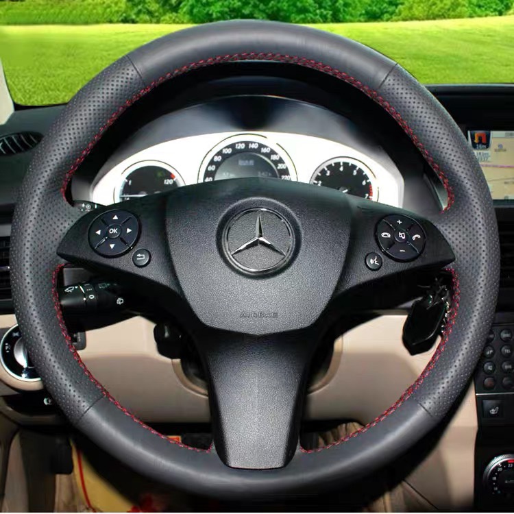 DIY Steering Wheel Cover For Benz GLK300 SLK350 SLK200 SLK280 CLS260 SLK320 350 200 Leather Hand Sewn Handle Cover
DIY Steering Wheel Cover For Benz GLK300 SLK350 SLK200 SLK280 CLS260 SLK320 350 200 Leather Hand Sewn Handle Cover