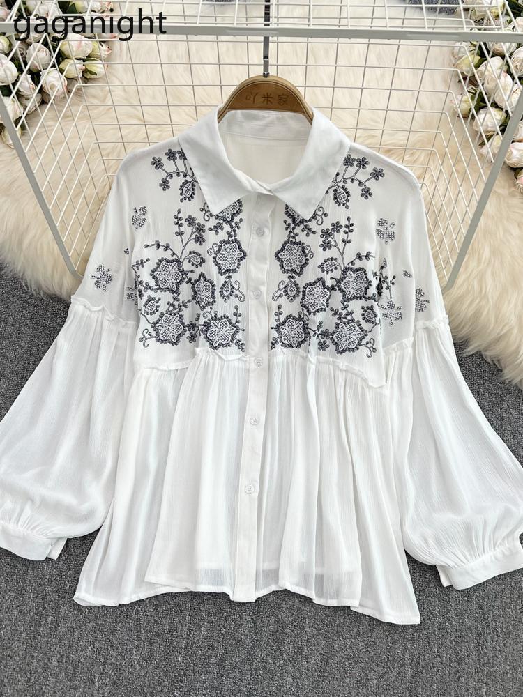 Women's Blouses & Shirts Gaganight Women Ethnic Style Fairy Cotton Linen Embroidery Top 2022 Spring Summer Loose Single Breasted Lantern Sle, White
Women's Blouses & Shirts Gaganight Women Ethnic Style Fairy Cotton Linen Embroidery Top 2022 Spring Summer Loose Single Breasted Lantern Sle, White