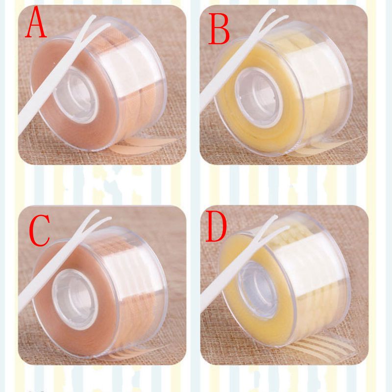 Beauty 600pcs/set Invisible Eyelid paste Makeup Clear Beige Eyelids Stripe Big Eye Decoration Fold Shadow Sticker Double Eyelid Tape Tool