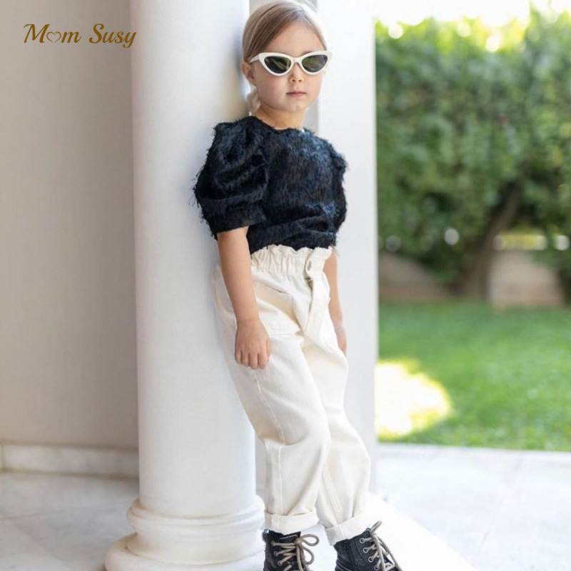Fashion Baby Girl Jean Pants Cotton High Waist Infant Toddler Child White Pink Trousers Button Baby Loose Pant Clothes 17Y 220614
Fashion Baby Girl Jean Pants Cotton High Waist Infant Toddler Child White Pink Trousers Button Baby Loose Pant Clothes 17Y 220614