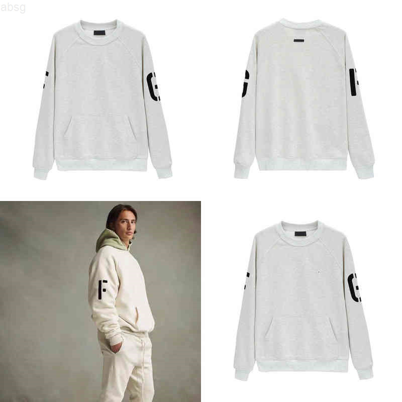 Fears of God Essentials Designer t Shirt Season 7 Main Line Double Arm Fg Flocking Letter Printed Round Neck Sweater Fog Men and Women, White-gray
Fears of God Essentials Designer t Shirt Season 7 Main Line Double Arm Fg Flocking Letter Printed Round Neck Sweater Fog Men and Women, White-gray