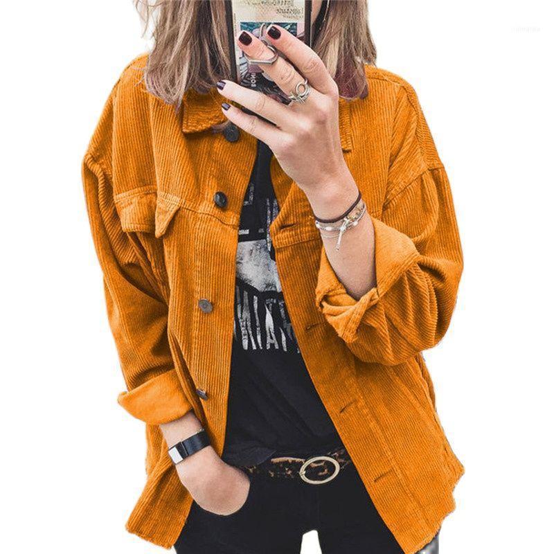 Women' Blouses & Shirts Corduroy Button Open Stitch Long Sleeve Shirt Fashion Ladies Autumn Turn-down Collar Loose Plus Size 3XL Clothing, Yellow
Women' Blouses & Shirts Corduroy Button Open Stitch Long Sleeve Shirt Fashion Ladies Autumn Turn-down Collar Loose Plus Size 3XL Clothing, Yellow