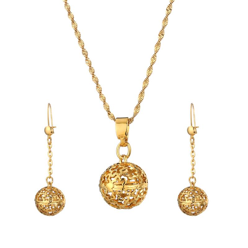 Earrings & Necklace African Gold Hollow Star Ball Jewelry Set For Women Ethiopian Pendant Arab Wedding Ornaments JewelsEarrings, As pic
Earrings & Necklace African Gold Hollow Star Ball Jewelry Set For Women Ethiopian Pendant Arab Wedding Ornaments JewelsEarrings, As pic
