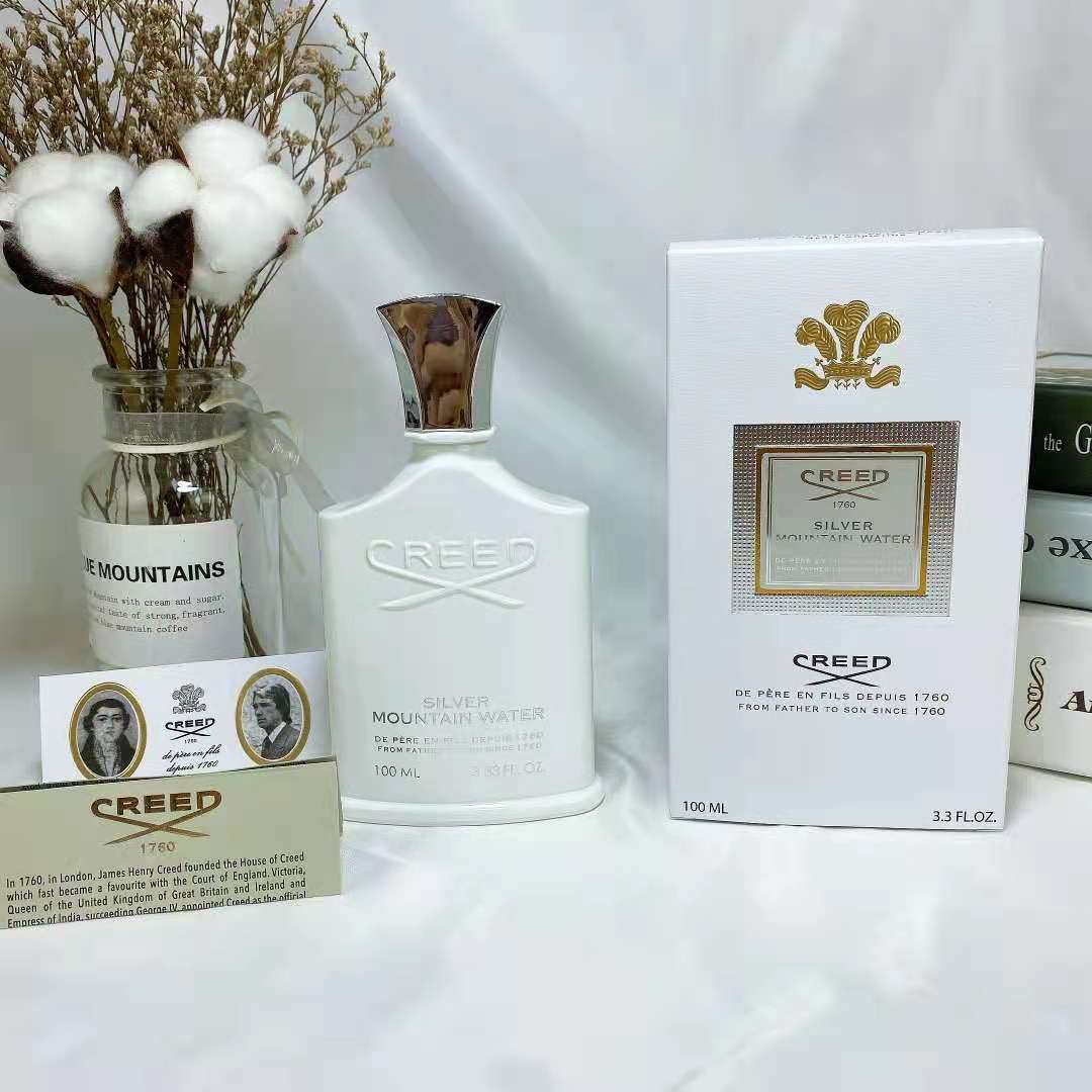 In Stock Creed Man Perfume Fragrance Silver Mountain Water 100ml EDP Eau De Parfum Spray Long Lasting Famous Brand Clone Perfumes Designer Cologne for Men Wholesale
In Stock Creed Man Perfume Fragrance Silver Mountain Water 100ml EDP Eau De Parfum Spray Long Lasting Famous Brand Clone Perfumes Designer Cologne for Men Wholesale