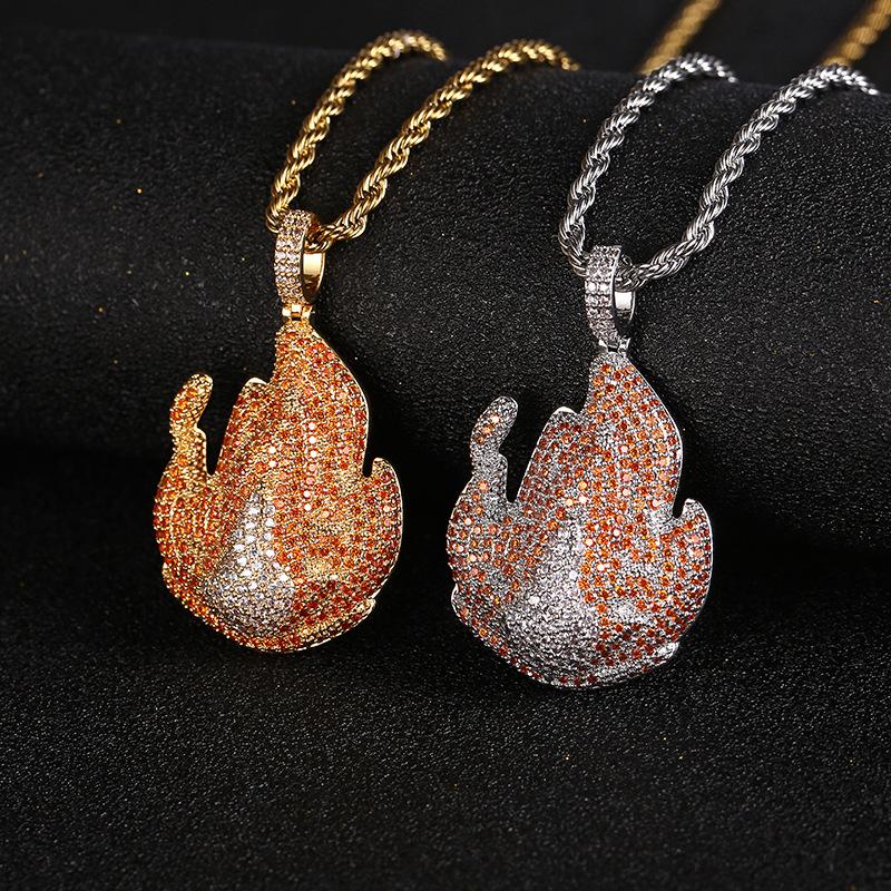 Pendant Necklaces Hip Hop Claw Setting CZ Stone Bling Iced Out Flame Pendants For Men Rapper Jewelry Gift Drop PendantPendant
Pendant Necklaces Hip Hop Claw Setting CZ Stone Bling Iced Out Flame Pendants For Men Rapper Jewelry Gift Drop PendantPendant