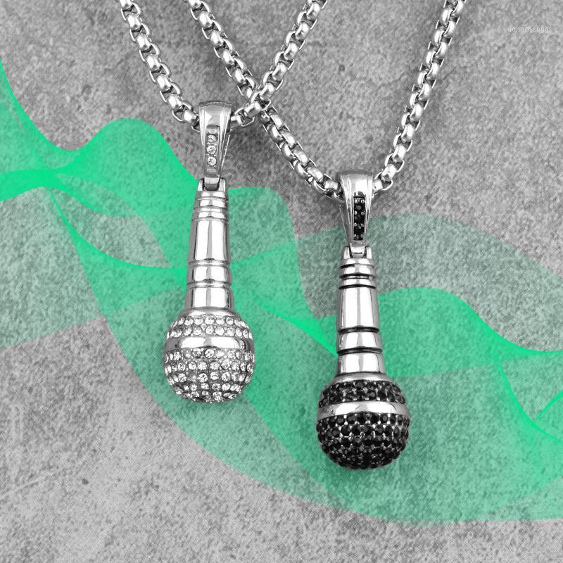 Pendant Necklaces Host Singer Microphone Long Men Necklace Chain Punk For Boyfriend Male Stainless Steel Jewelry Creativity Gift Wholesale
Pendant Necklaces Host Singer Microphone Long Men Necklace Chain Punk For Boyfriend Male Stainless Steel Jewelry Creativity Gift Wholesale