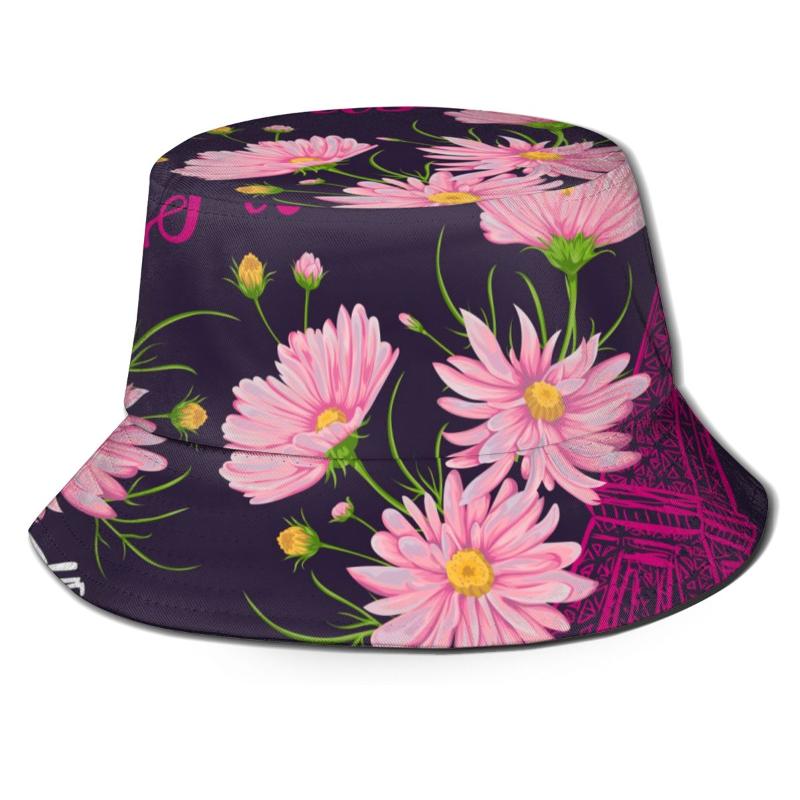 Berets Bucket Hat Unisex Bob Caps Hip Hop Gorros Eiffel Tower Kisses Hearts Chamomile Flowers Summer Panama Cap Beach Sun Fishing, Black
Berets Bucket Hat Unisex Bob Caps Hip Hop Gorros Eiffel Tower Kisses Hearts Chamomile Flowers Summer Panama Cap Beach Sun Fishing, Black