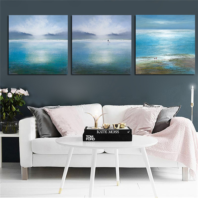 Blue Ocean Seascape Beach Painting Scandinavian Posters and Prints Modern Nordic Art Modular Wall Picture for Living Room Decor
Blue Ocean Seascape Beach Painting Scandinavian Posters and Prints Modern Nordic Art Modular Wall Picture for Living Room Decor