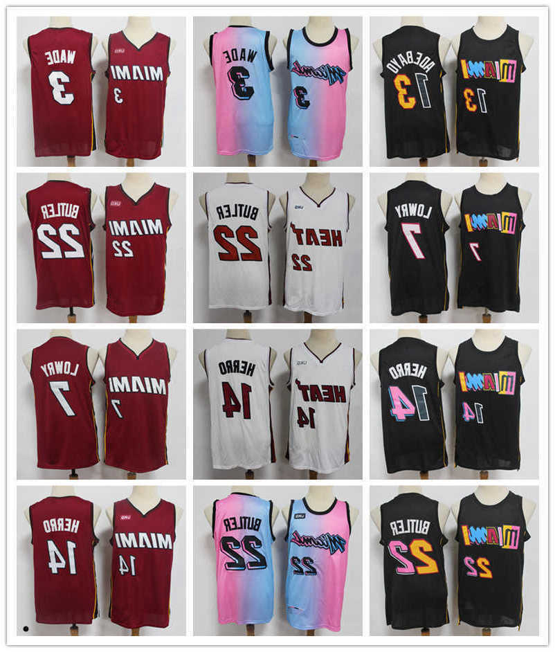 Miami''Heat''Men throwback Jerseys Dwyane 3 Wade Tyler 14 Herro Jimmy 22 Butler Kyle 7 Lowry Basketball Shorts Basketball Jerseys Pink Black, Color
Miami''Heat''Men throwback Jerseys Dwyane 3 Wade Tyler 14 Herro Jimmy 22 Butler Kyle 7 Lowry Basketball Shorts Basketball Jerseys Pink Black, Color