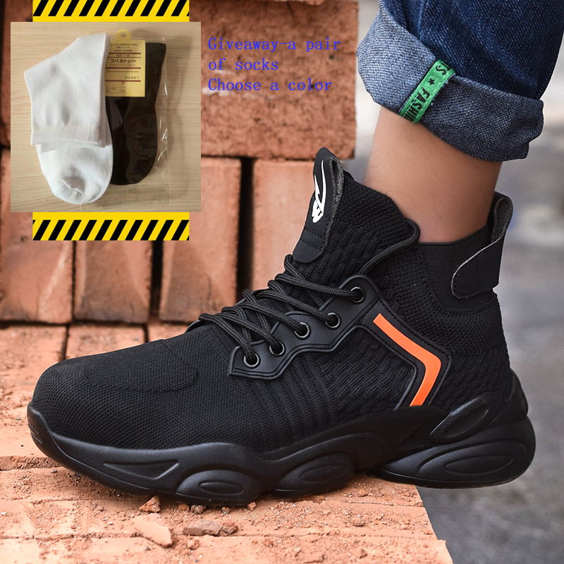Lightweight Breathable Men Safety Shoes Steel Toe Work Shoes For Men Anti-smashing Construction Sneaker With Reflective, Beige
Lightweight Breathable Men Safety Shoes Steel Toe Work Shoes For Men Anti-smashing Construction Sneaker With Reflective, Beige