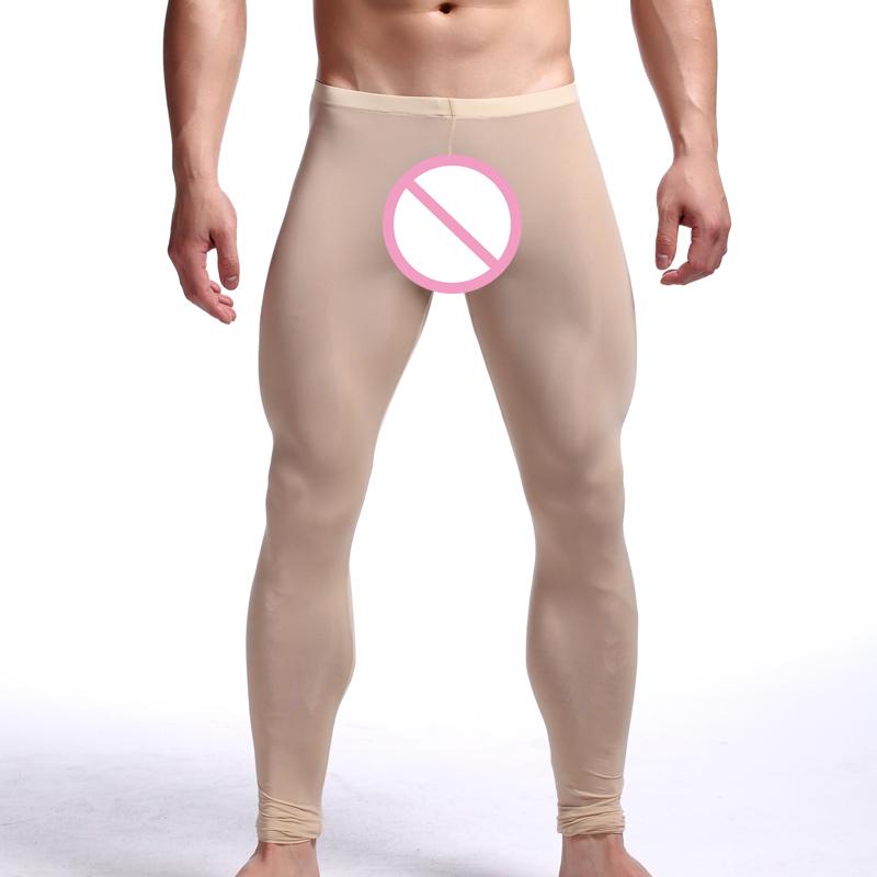 Men's Pants Men's Ultra-thin High Elasticity Leggings Slim Silk Semitransparent Home Furnishing Long Johns U Pouch Bag SexyMen's, Nude
Men's Pants Men's Ultra-thin High Elasticity Leggings Slim Silk Semitransparent Home Furnishing Long Johns U Pouch Bag SexyMen's, Nude