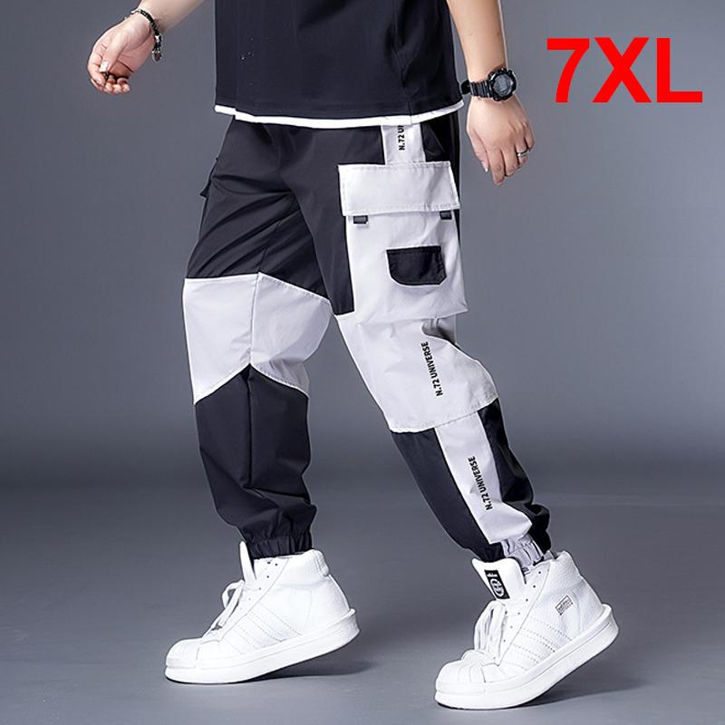 Men's Pants Patchwork Pant Cargo Pencil Joggers Men Sweatpants Baggy Streetwear Fashion Trousers Elastic Waist Male Big Size 7XL HX613, Balck
Men's Pants Patchwork Pant Cargo Pencil Joggers Men Sweatpants Baggy Streetwear Fashion Trousers Elastic Waist Male Big Size 7XL HX613, Balck