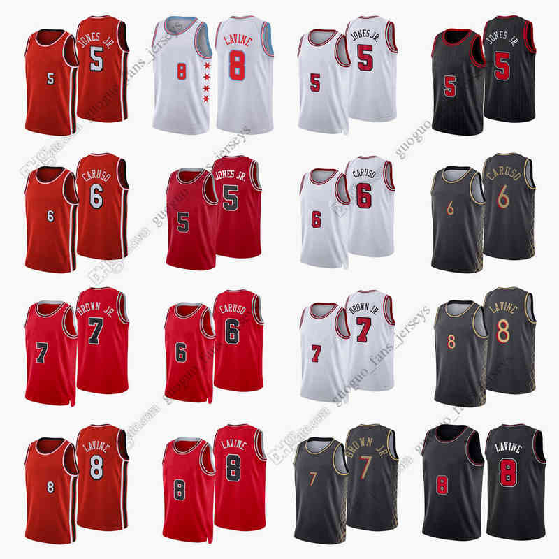 Custom Printed 2022 New City Basketball Jerseys Jones Jr. 5 Derrick Caruso 7 Troy 6 Alex Brown LaVine 8 Zach Red White Black High Quality Je
Custom Printed 2022 New City Basketball Jerseys Jones Jr. 5 Derrick Caruso 7 Troy 6 Alex Brown LaVine 8 Zach Red White Black High Quality Je